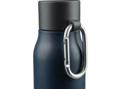 Doppelwandige Trinkflasche aus recyceltem Edelstahl (600 ml) Cassian Werbeartikel