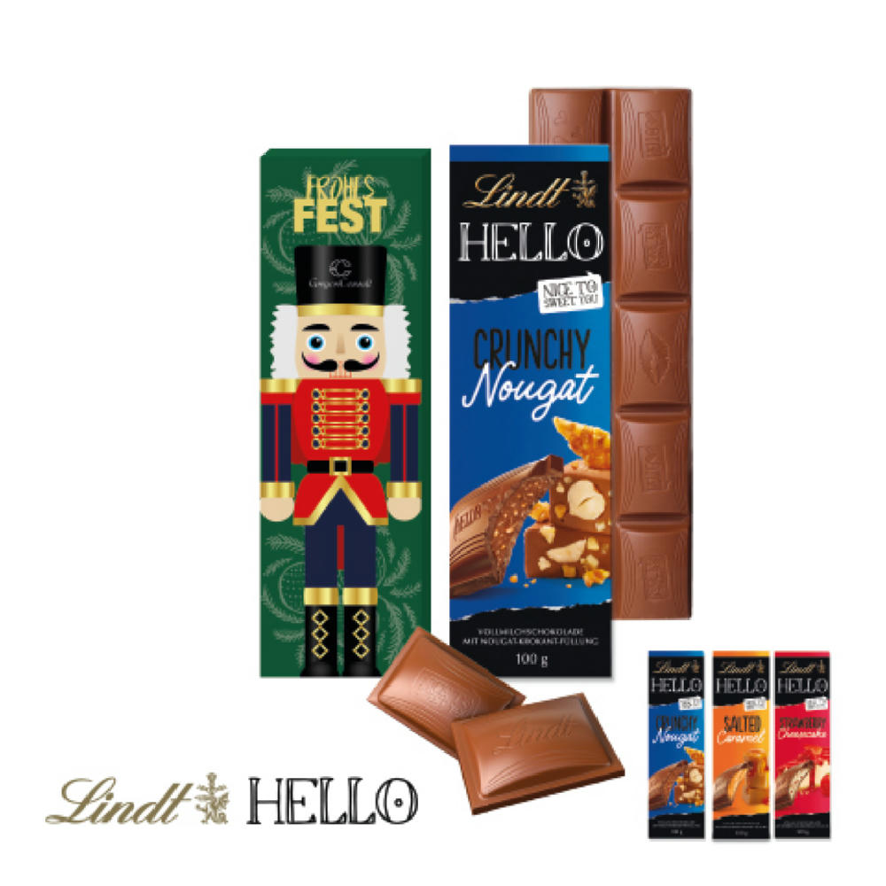 Schokoladentafel von Lindt HELLO Werbeartikel