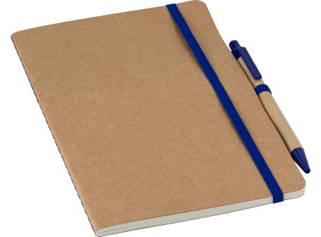 Notizbuch aus recyceltem Karton (A5) Theodore Werbeartikel