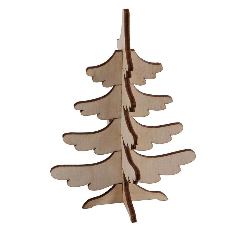 Product image 3D Holzpuzzle-Karte - Tannenbaum Werbeartikel