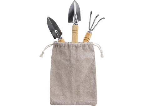 Gartengeräte-Set aus Holz Jeanette Werbeartikel