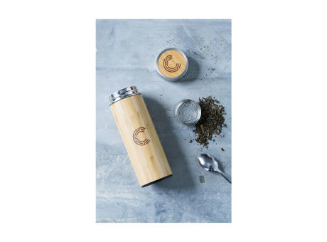 Product image Osaka 360 ml Bambus Thermoflasche/Thermobecher bedrucken