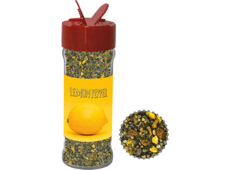 Product image Gewürzmischung Zitronen-Pfeffer, ca. 50g, Glas mit Streuaufsatz Werbeartikel