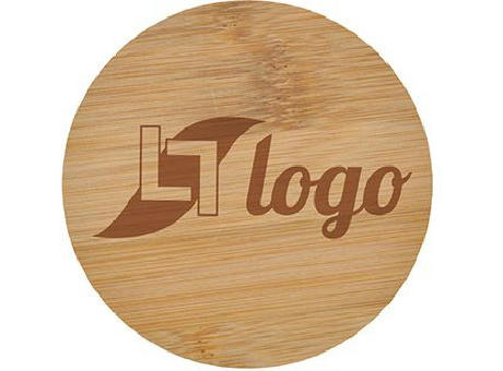 Bambusdeckel für Flaschen 'Onsen' Werbeartikel