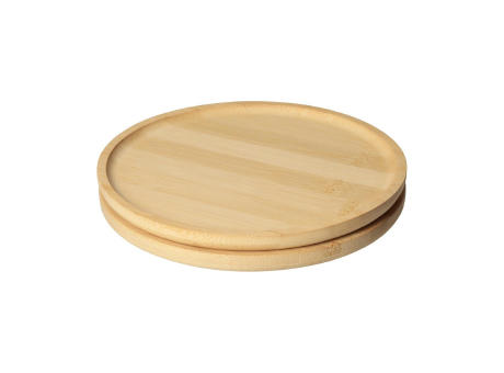 Bambusteller "Zuma", klein Werbeartikel