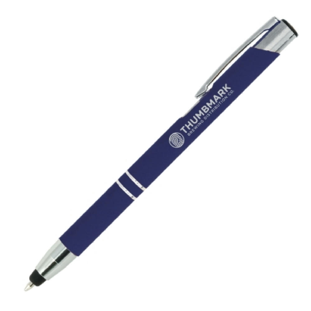Product image BRUNY Stylus Soft Touch Kugelschreiber mit Lasergravur Werbeartikel