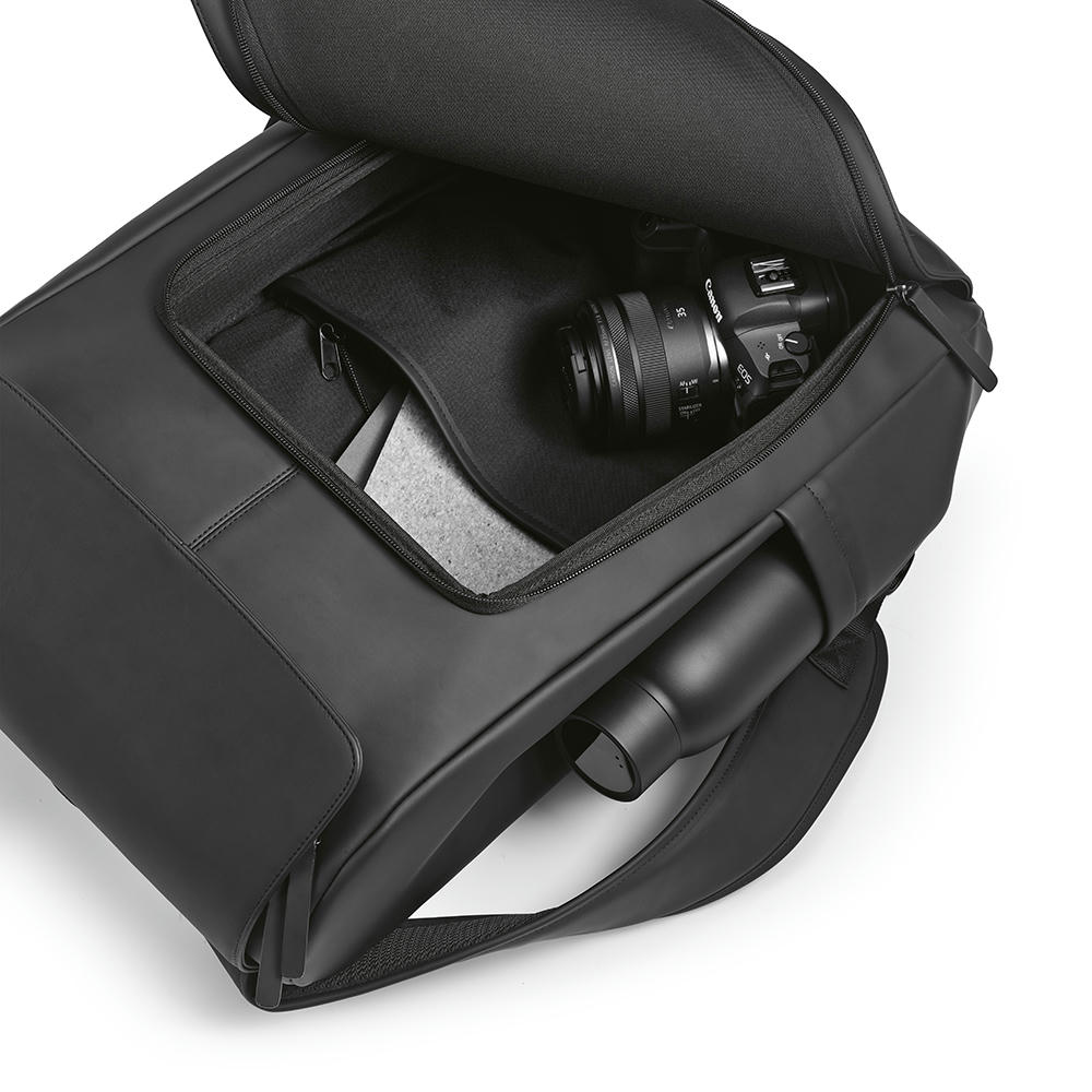 Lisbon Laptop Rucksack 20L recy. PU  Werbeartikel