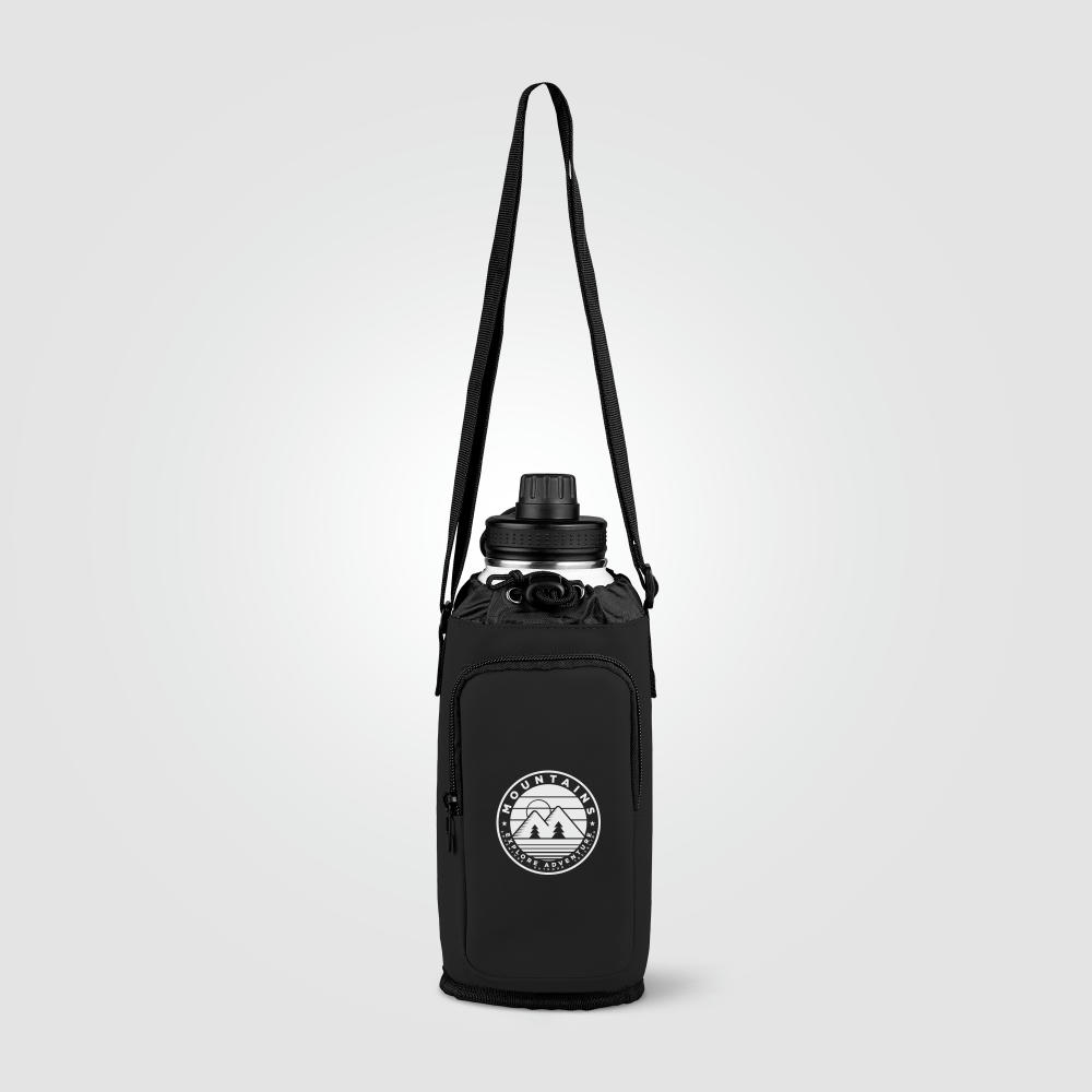 Product image Malmö - Flaschentasche mit Reißverschluss aus recyceltem PU - 1.8 L Werbeartikel