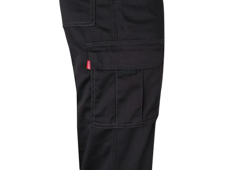 VL PAN. Multitaschen-Stretchhose (290 g/m²) aus Baumwolle (46 %), EME (38 %) und Polyester (16 %) Werbeartikel