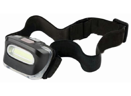 Metmaxx® LED MegaBeam Kopflampe "TopCOB" schwarz bedrucken