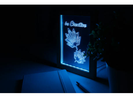 LED-Trophäe Woodiframe Werbeartikel