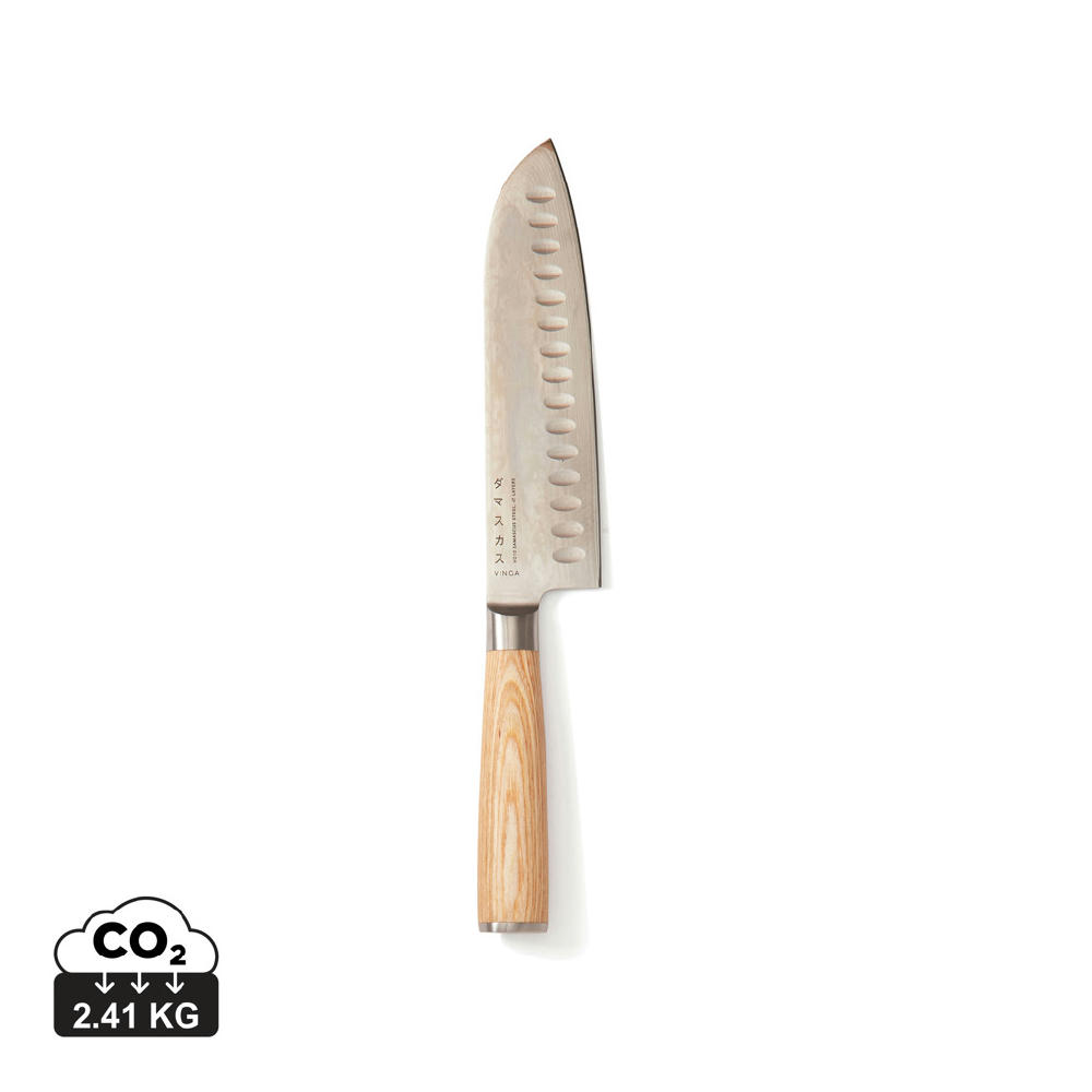 Product image VINGA Hattasan Damascus Santoku Messer Werbeartikel
