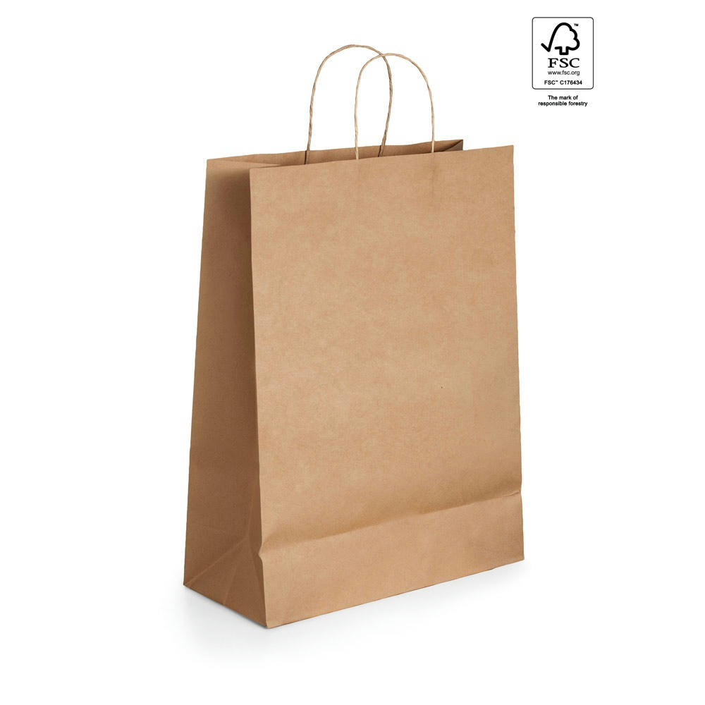 Product image LEIA. Tragetasche aus Kraftpapier (115 g/m²) Werbeartikel