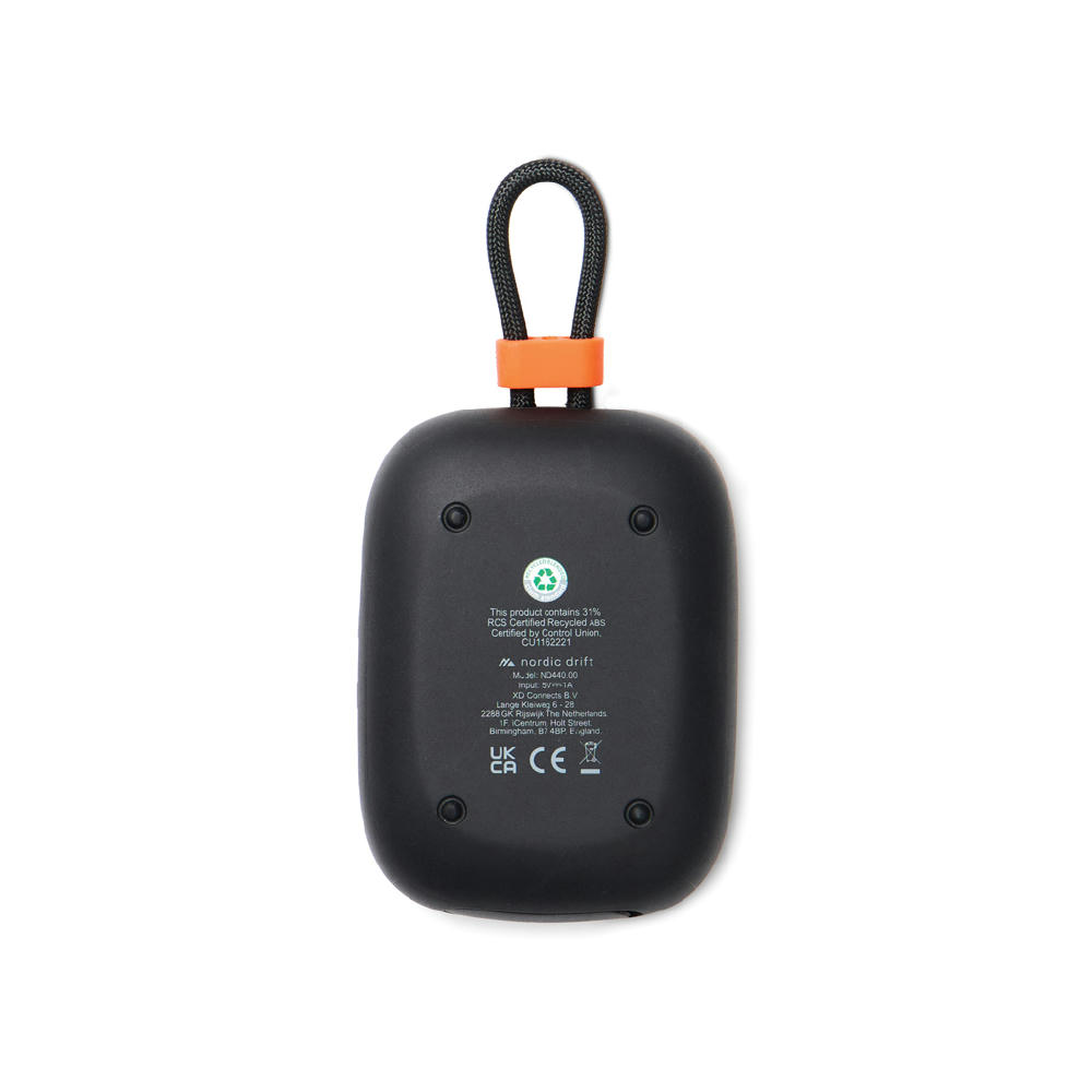 Nordic Drift Titan IP67 wasser-& staubgeschützter 5W-Speaker Werbeartikel