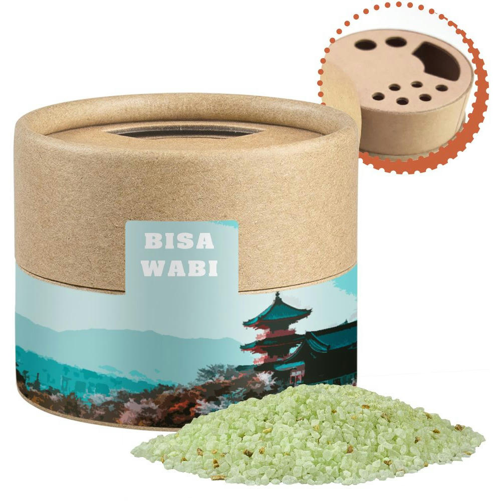 Product image Wasabisalz, ca. 50g, Kraftpapierstreuer Mini Werbeartikel