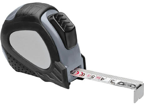 Product image Automatik-Bandmaß "Power Tape 5 M grau" Werbeartikel