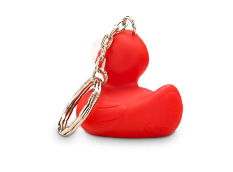 Werbeente Renate XS mit Schlüsselanhänger, ca. 5 cm bedrucken