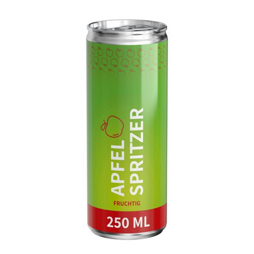 250 ml Apfelspritzer - Body Label Werbeartikel