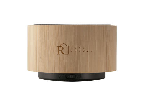 Wave Bamboo Wireless Speaker Werbeartikel