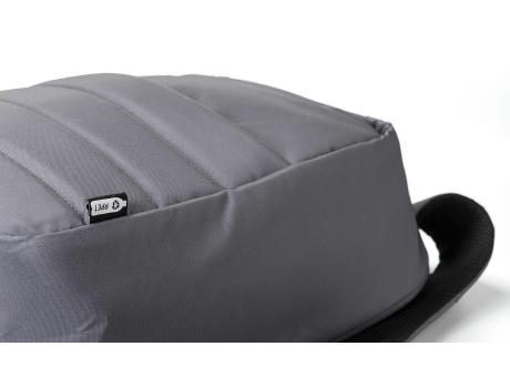 rPET-Polyester (300D) Anti-Diebstahl-Laptop-Rucksack Calliope bedrucken