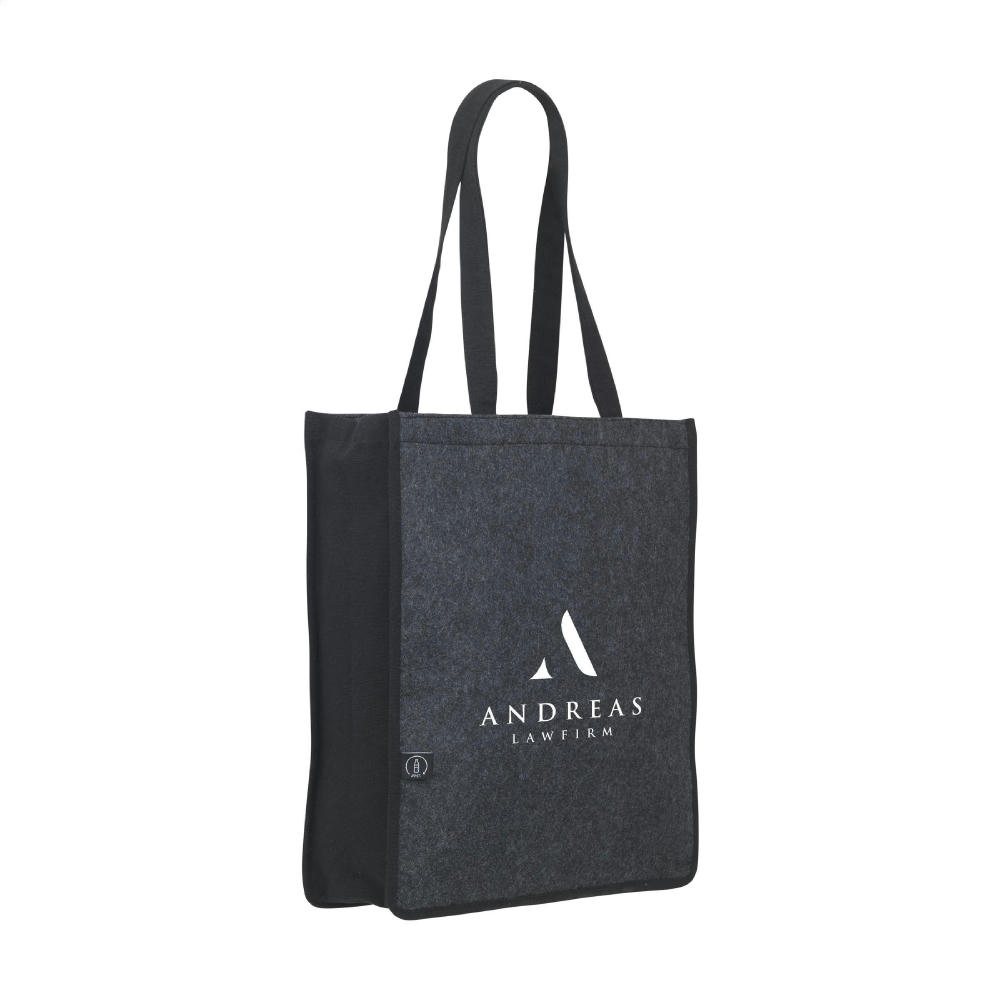 Vibe Shopper GRS RPET Felt/Cotton (320 g/m²) Tasche Werbeartikel