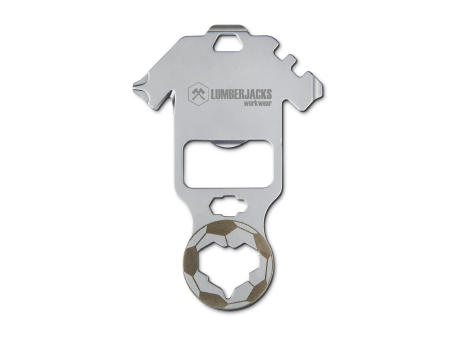 Geschenkartikel: ROMINOX® Key Tool Football / Fußball (18 Funktionen) im Motiv-Mäppchen Deutschland Fußballfan bedrucken