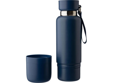 Doppelwandige Flasche aus Edelstahl (500 ml) Lieselotte Werbeartikel