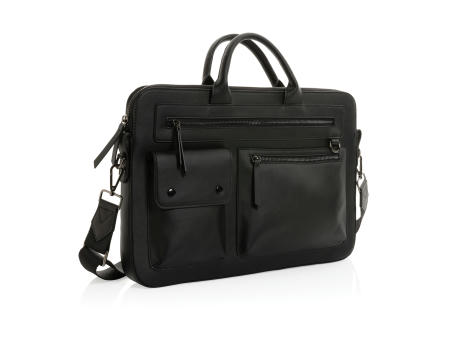 Swiss Peak 14" Laptoptasche aus GRS recyceltem PU bedrucken