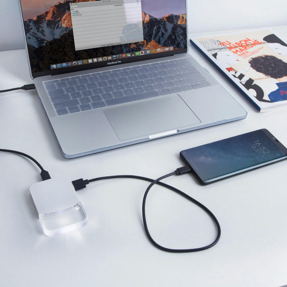 2598 | Xoopar iLo Mini Hub– 4 in 1 Adapter – USB 2.0 Data Transfer - Splitter Werbeartikel