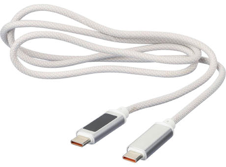 Product image Ladekabel aus Nylongewebe 65W Claudia Werbeartikel