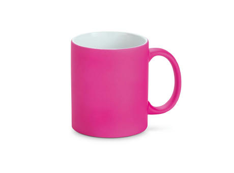 Product image LYNCH. Keramikbecher 350 ml mit neonfarbener Oberfläche bedrucken