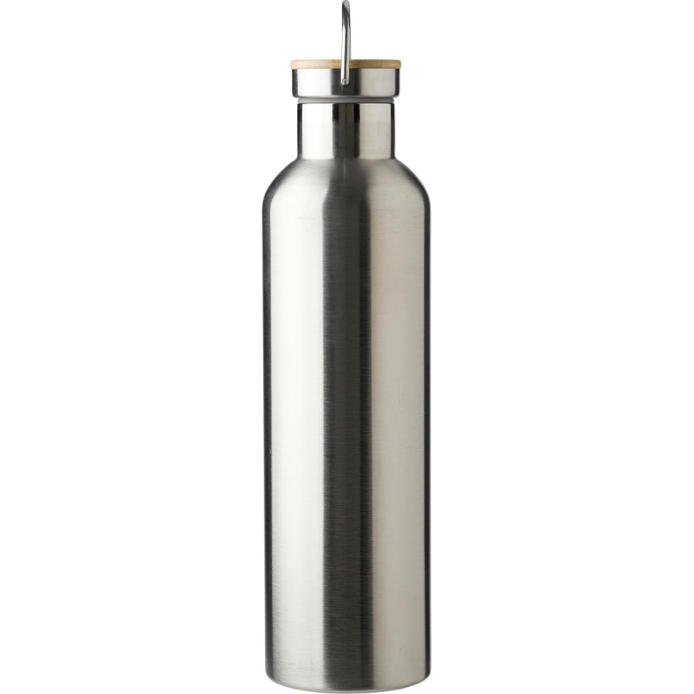 Doppelwandige Flasche aus Edelstahl Damien Werbeartikel