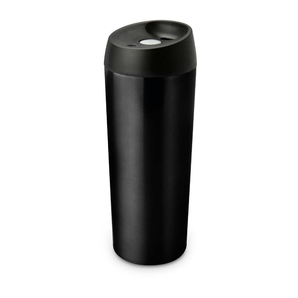 Product image ROMINOX® Isolierbecher // Recta 500ml - schwarz Werbeartikel