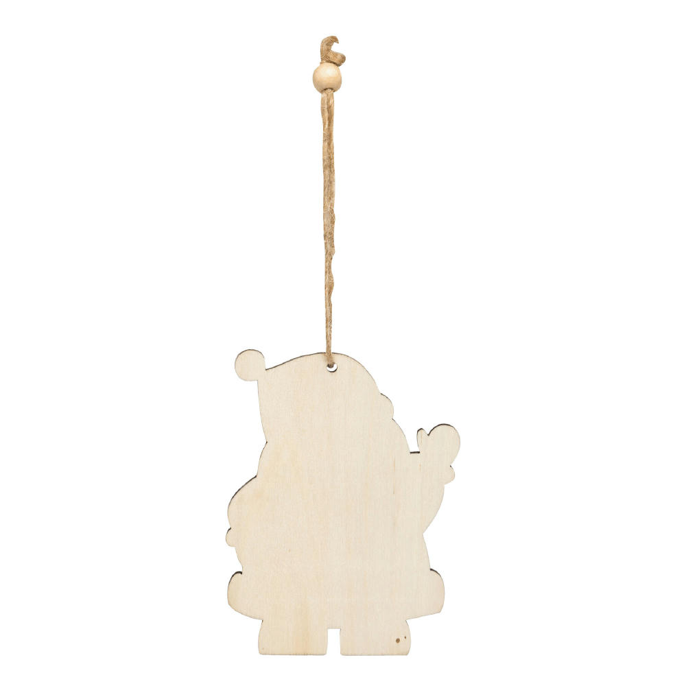 WOODEN SNOWI - Geschenk- / Baumanhänger Werbeartikel