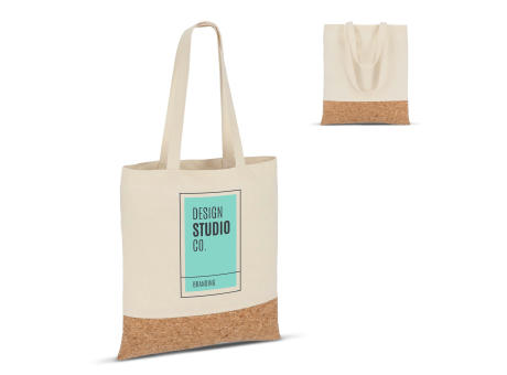 Product image Tragetasche Baumwolle & Kork 170g/m² 35 x 40cm bedrucken
