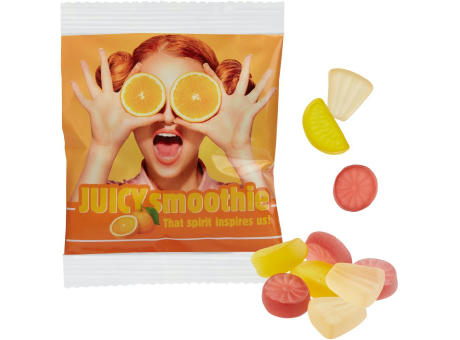 Product image Vegane Exotic-Früchtchen im kompostierbaren Tütchen bedrucken