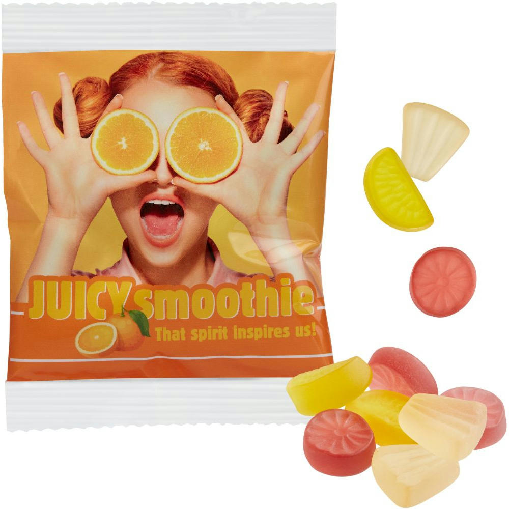 Product image Vegane Exotic-Früchtchen im kompostierbaren Tütchen Werbeartikel