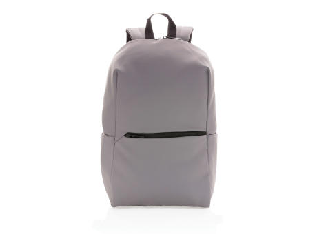 Schicker PU 15.6" Laptop-Rucksack bedrucken