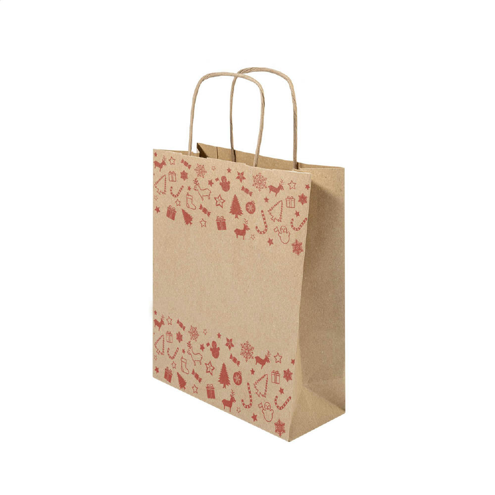 Product image Weihnachtsgeschenktasche, klein Julegave S Werbeartikel