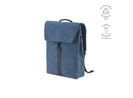 Product image Prague 25L Rucksack, recy.Baumwolle. Hakenverschluss. Laptops bis 17" bedrucken