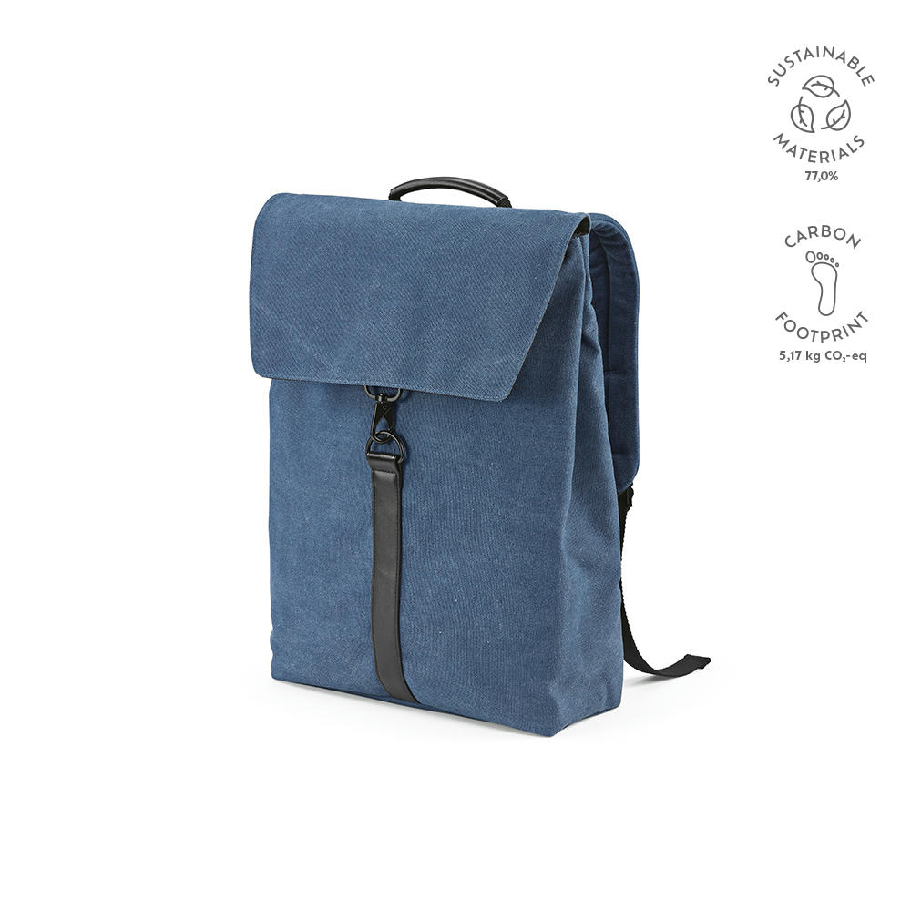 Product image Prague 25L Rucksack, recy.Baumwolle. Hakenverschluss. Laptops bis 17" Werbeartikel