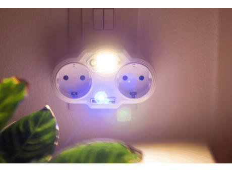 Product image ENDLESS POWER NIGHT - USB-Adapter-Stecker-Netzteil mit Nachtlicht Werbeartikel