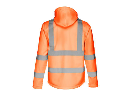 THC ZAGREB WORK. Softshell-Jacke mit hoher Sichtbarkeit (Unisex) Werbeartikel