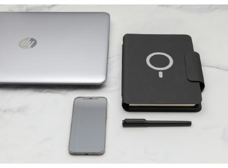 Artic magnetisches 10W Wireless Charging Notizbuch bedrucken