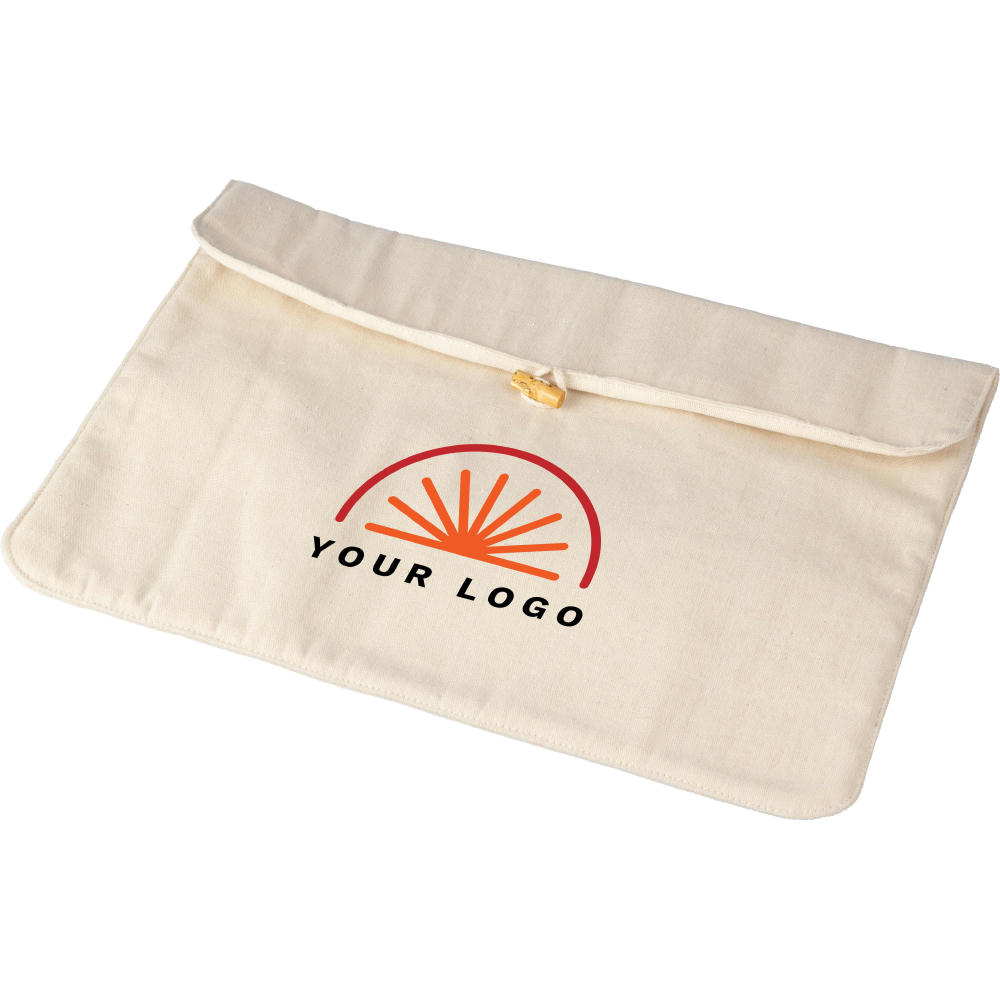 Laptoptasche aus Baumwolle (220 gr/m²) Dirk Werbeartikel