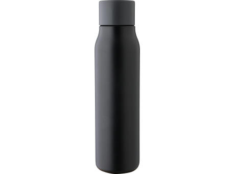 Product image Doppelwandige Trinkflasche aus recyceltem Edelstahl (600 ml) Cassian Werbeartikel