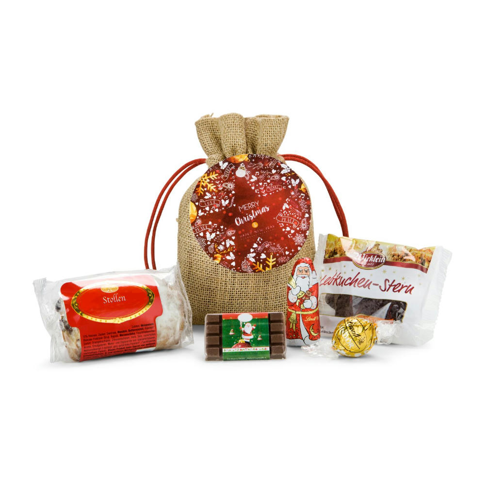 Product image Geschenkset / Präsenteset: Merry Christmas Säckchen Werbeartikel