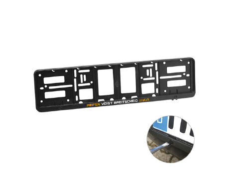 Kennzeichenhalter "Alpha" Werbeartikel