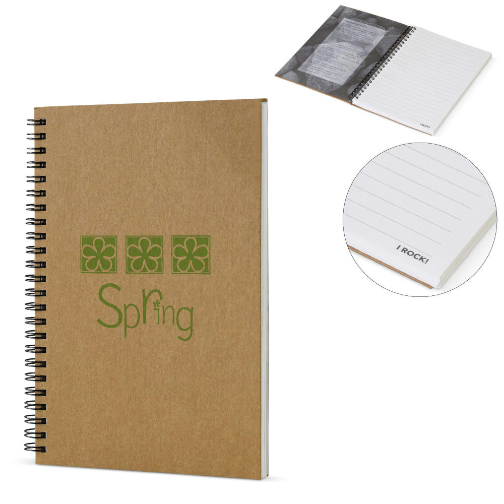 Product image Notizbuch A5 aus Steinpapier Werbeartikel