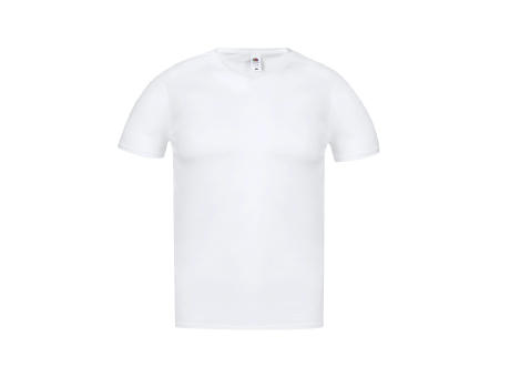 Erwachsene Weiß T-Shirt Iconic V-Neck bedrucken